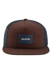 Team Trucker Hat - Blu navy / marrone View 3