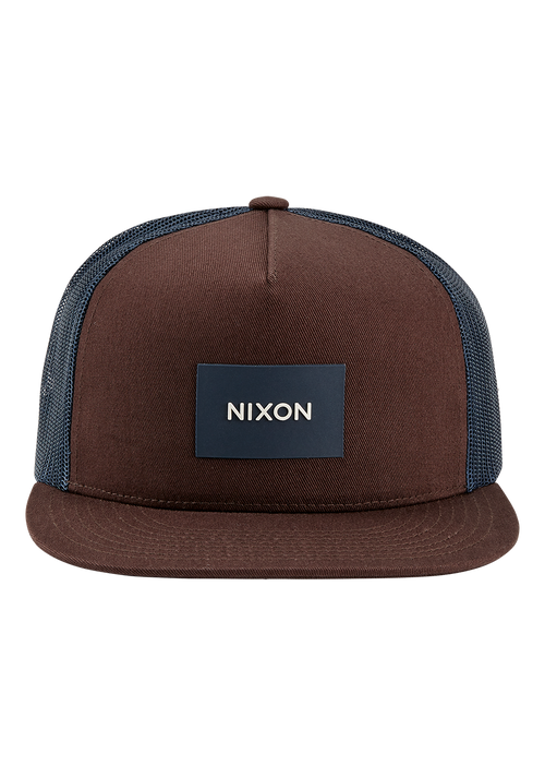 Team Trucker Hat - Blu navy / marrone