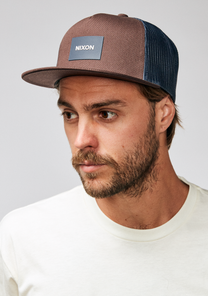 Team Trucker Hat - Blu navy / marrone View 6