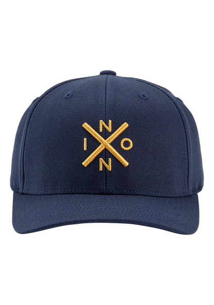 Cappello Exchange Flexfit - Blu navy / oro View 3