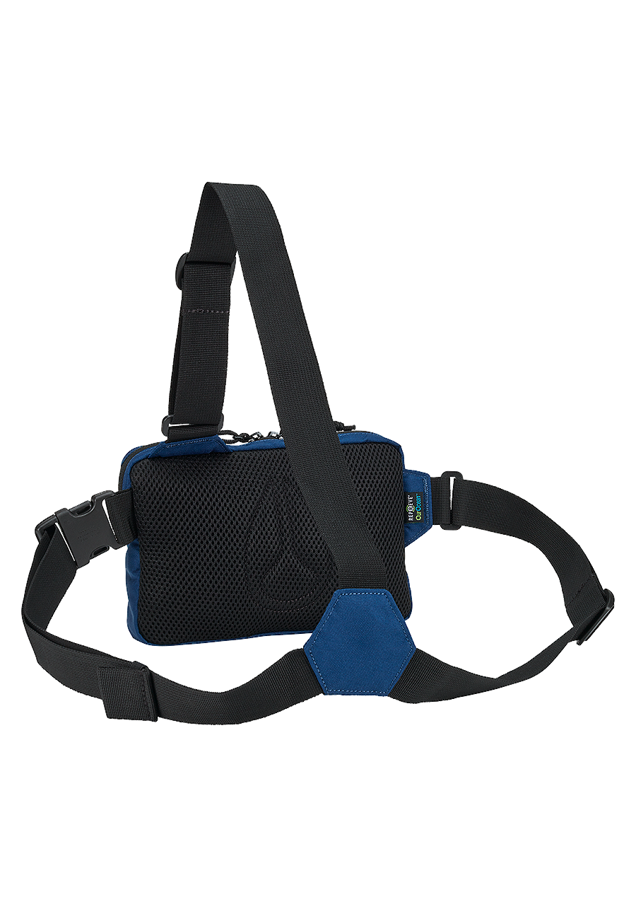 Borsa a Tracolla Bandit - Blu navy / nero View 2