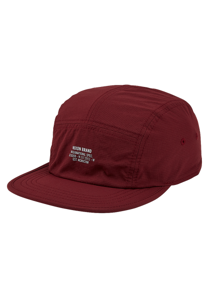 Cappello 5 Panel Crush Reversible - Bordeaux / Fuoco View 1