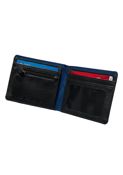 Showdown R Bi-Fold Zip Wallet - Navy / Black View 2