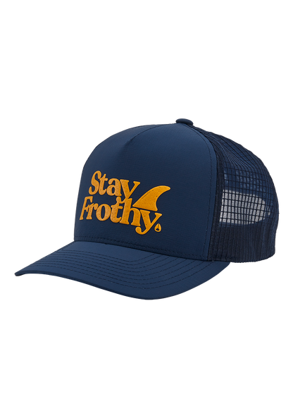 Cappello snapback Frothy - Blu notte / giallo scuro View 1