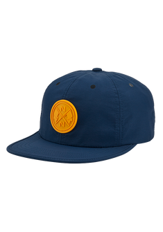 Cappello strapback Flight - Blu notte / giallo scuro