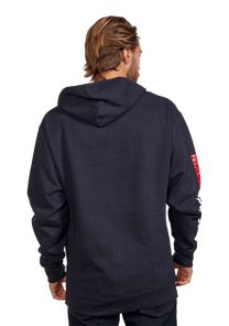 Felpa Circuit - Blu navy / Rosso View 5