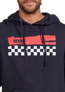 Felpa Circuit - Blu navy / Rosso View 6