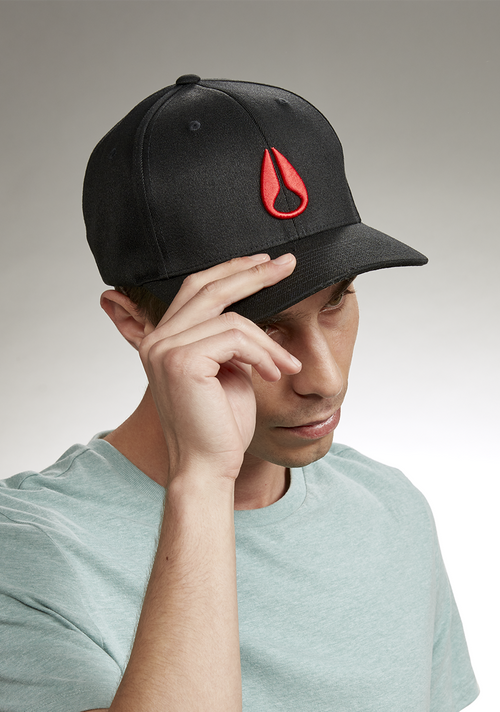 Cappello snapback Deep Down - Nero / rosso