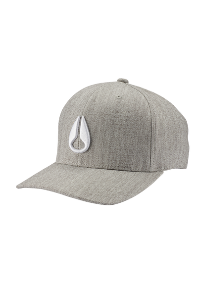 Cappello snapback Deep Down - Grigio mélange / bianco