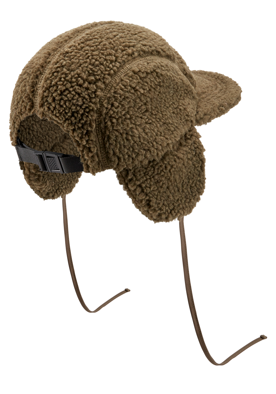 Cappellino con paraorecchie Babs - Oliva View 2