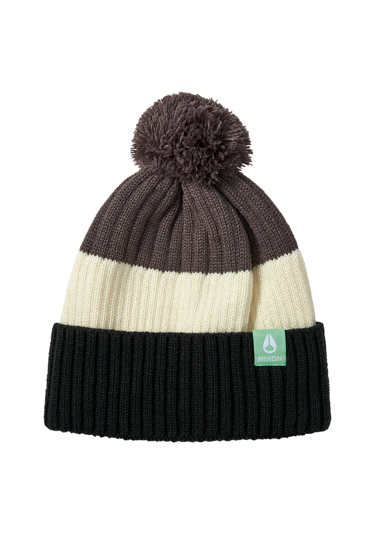 Schrader Pom Beanie - Grigio / Nero