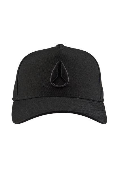 Cappello snapback Deep Down Athletic - Tutta nera / nera View 3