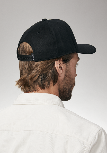 Cappello snapback Deep Down Athletic - Tutta nera / nera View 7