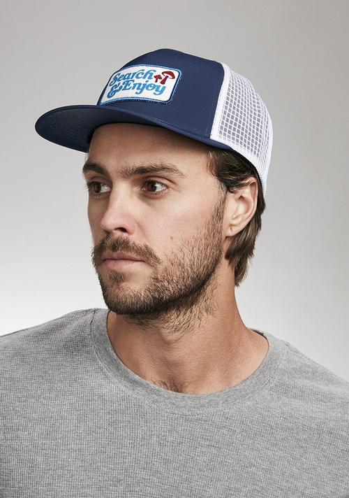 Searchin Trucker - Blu navy / bianco