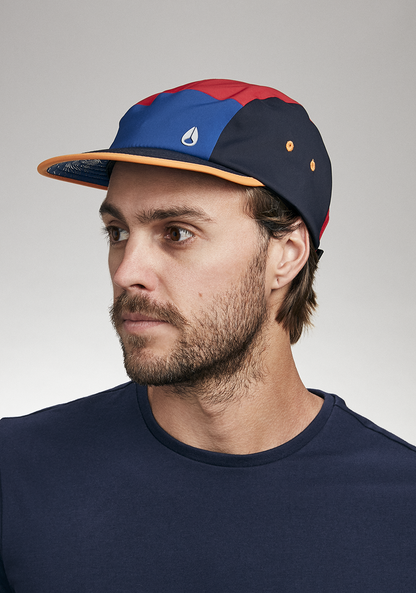 Mikey Tech Strapback - Blu navy / multicolore View 5