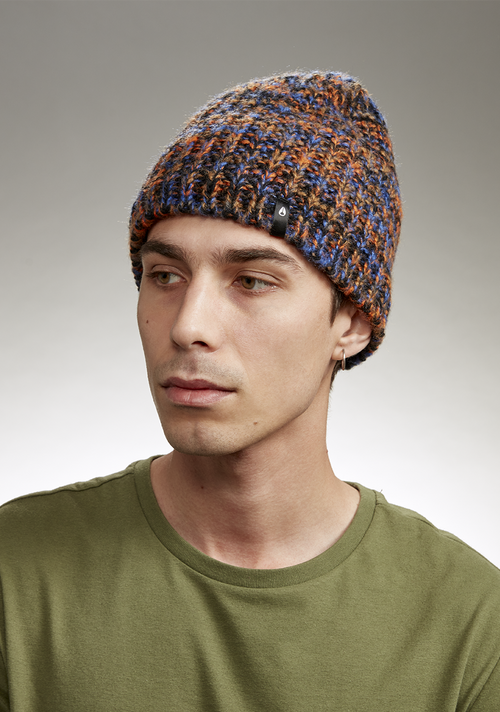 Owens Beanie - Black / Blue Multi