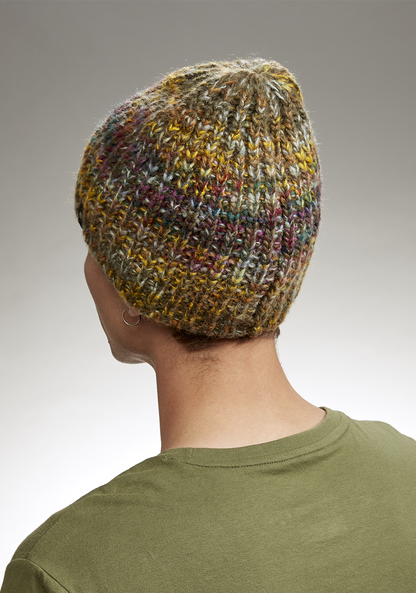 Owens Beanie - Green / Multi View 4