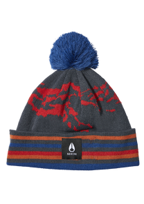 Ridge Pom Beanie - Blu navy / multicolore View 1