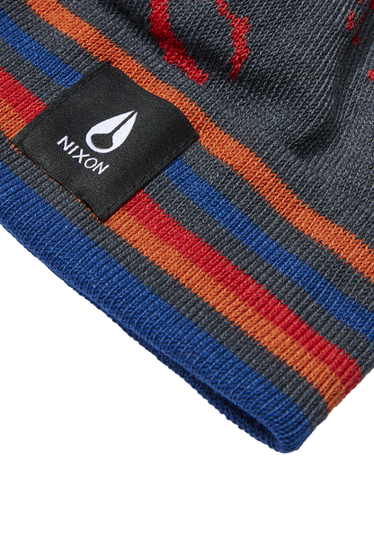 Ridge Pom Beanie - Blu navy / multicolore View 2