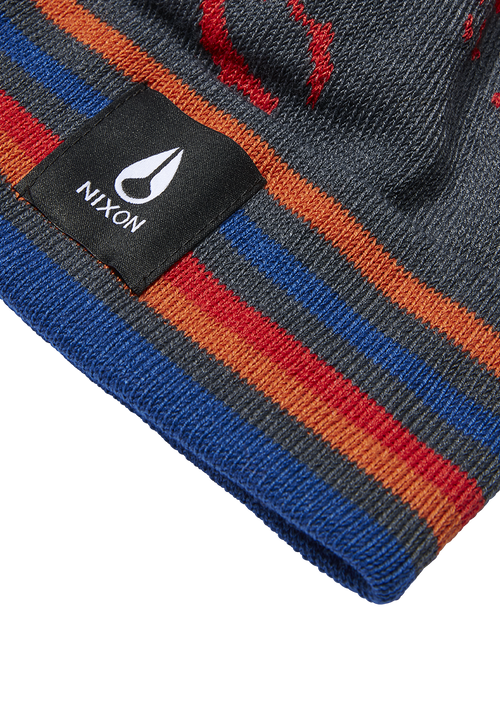 Ridge Pom Beanie - Blu navy / multicolore