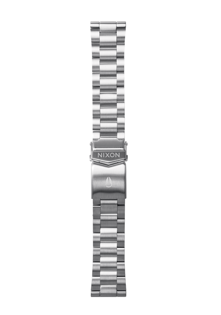 Cinturino in acciaio inox da 20 mm - tutto argento