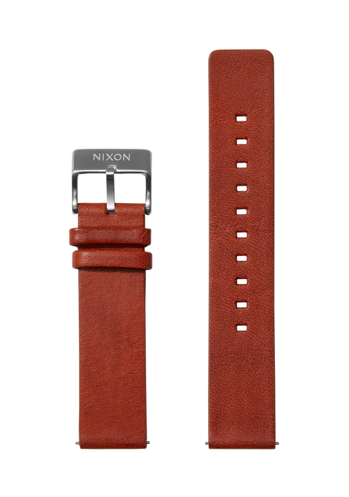 20mm Veg Tanned Leather Band - Cognac