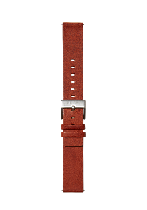 20mm Veg Tanned Leather Band - Marrone