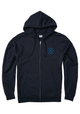 Felpa con Cappuccio e Cerniera Spot - Blu navy / blu