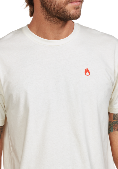 Sparrow Repreve® T-Shirt - Naturale / rosso View 6