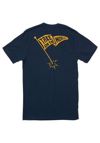 Pennant Repreve® T-Shirt - Blu navy View 2