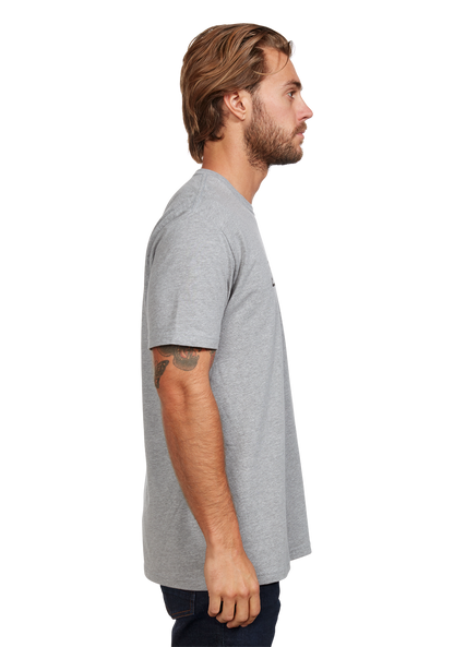 OG Script Eco-Repreve® T-Shirt - Grigio mélange scuro / nero View 4