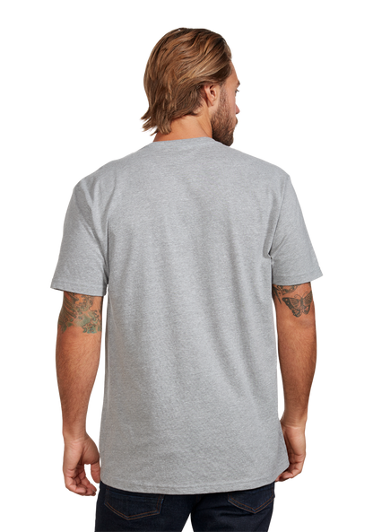 OG Script Eco-Repreve® T-Shirt - Grigio mélange scuro / nero View 5