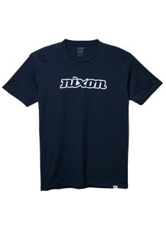 OG Script Eco-Repreve® T-Shirt - Blu navy / bianco