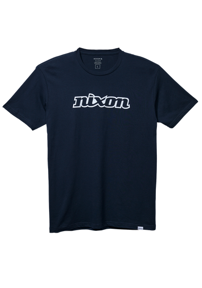 OG Script Eco-Repreve® T-Shirt - Blu navy / bianco View 1