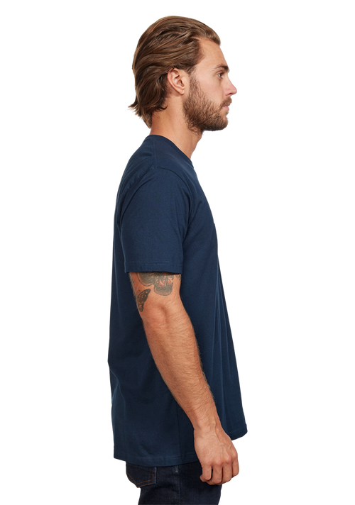 OG Script Eco-Repreve® T-Shirt - Blu navy / bianco