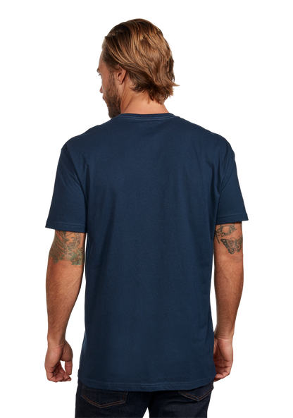 OG Script Eco-Repreve® T-Shirt - Blu navy / bianco View 5