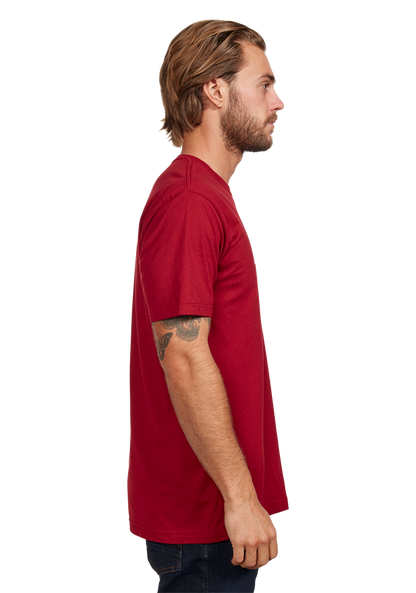 OG Script Eco-Repreve® T-Shirt - Rosso cardinale / bianco View 4