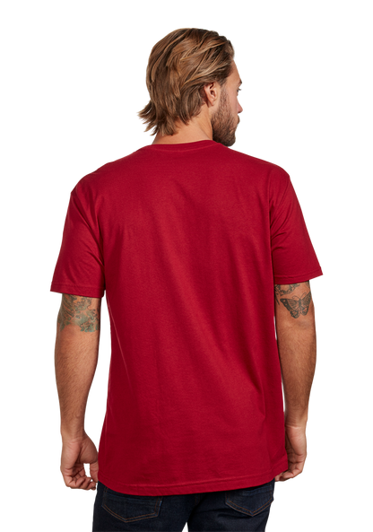 OG Script Eco-Repreve® T-Shirt - Rosso cardinale / bianco View 5