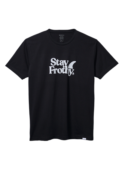 Stay Frothy Repreve® T-Shirt - Nero / bianco View 1