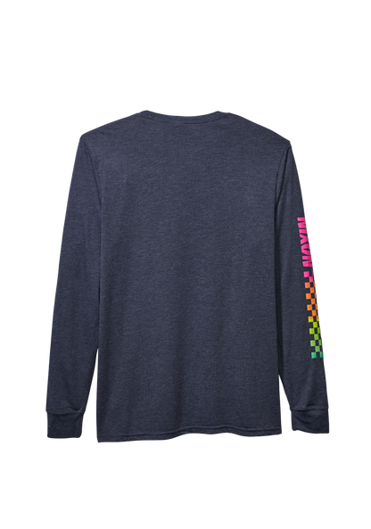 Circuit Long Sleeve Repreve® T-Shirt - Blu navy / multicolore View 2